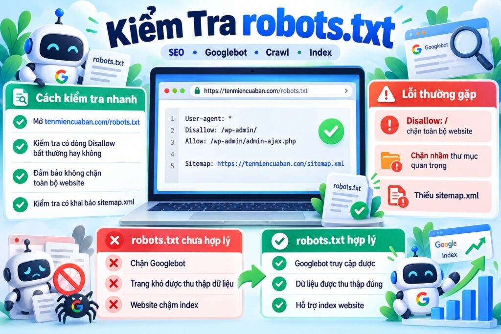 Kiểm tra robots.txt