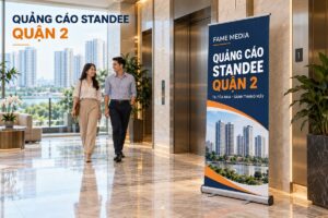 Quảng cáo standee Quận 2