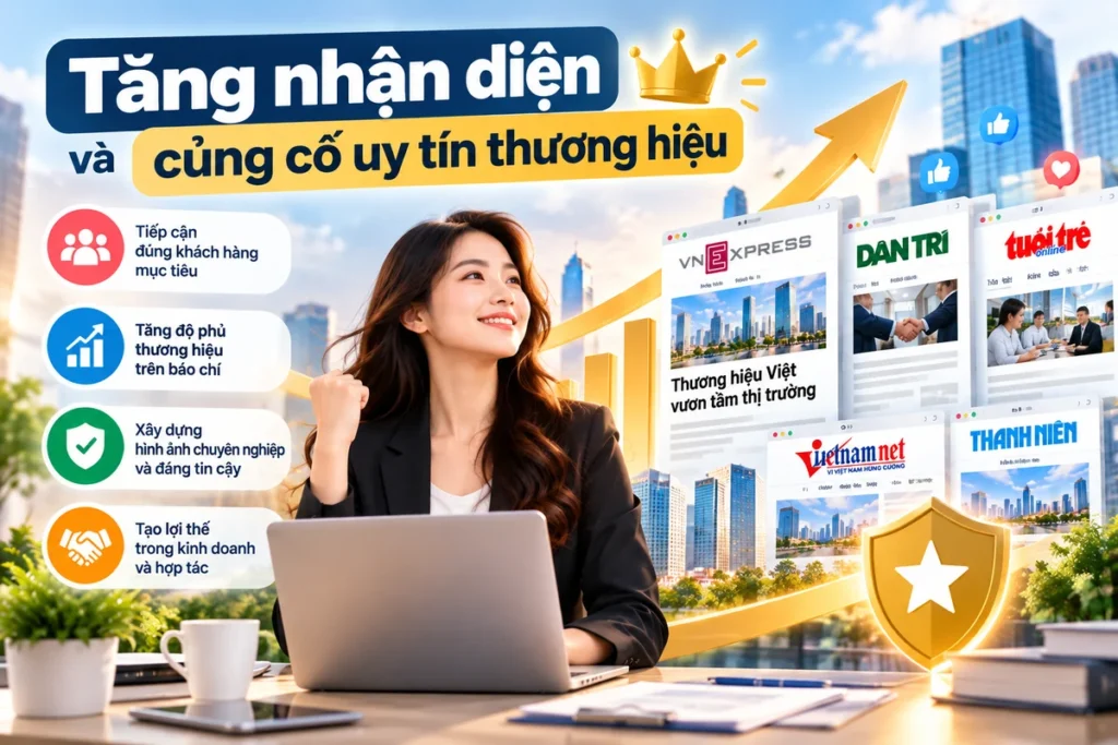 Tăng nhận diện và củng cố uy tín thương hiệu
