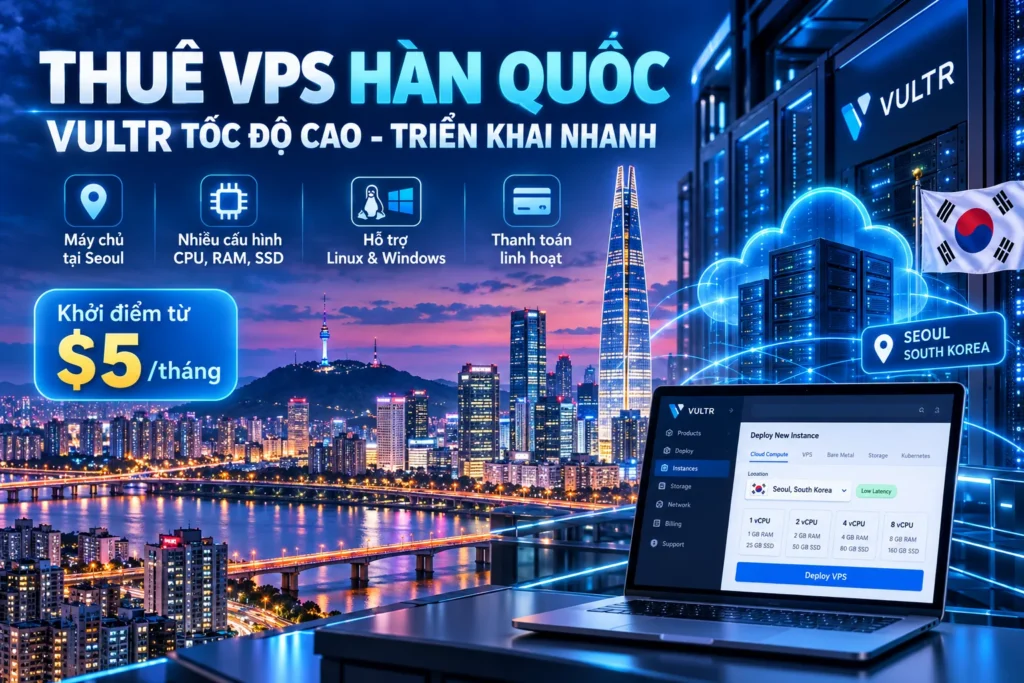 Thuê VPS Hàn Quốc