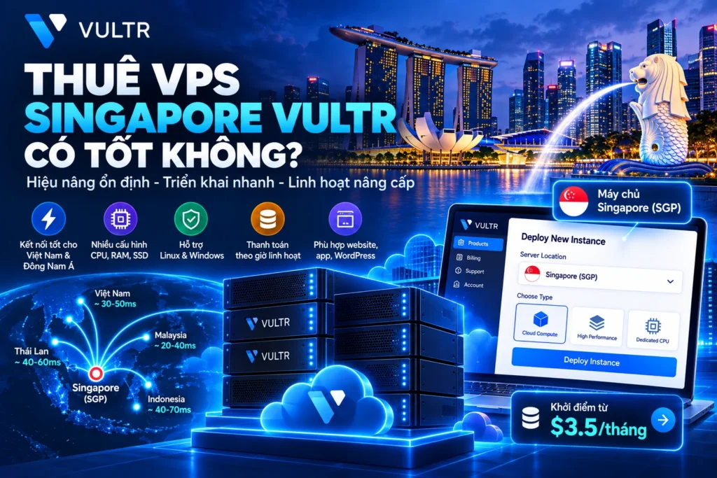 Thuê VPS Singapore Vultr có tốt không?