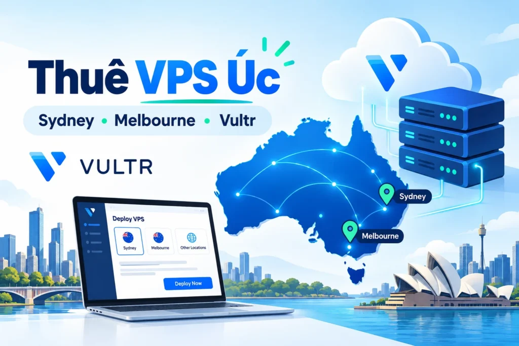 Giá Thuê VPS Úc 2026 – Máy Chủ Australia Tại Sydney, Melbourne Giá Tốt